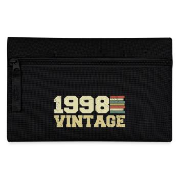 1998 Geburtstagsgeschenk 1998 Jahrgang 1998 Geschenk - Federtasche - Schwarz - Vorne