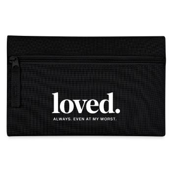 Always loved even the worst Christian - Pencil Case - black - Front