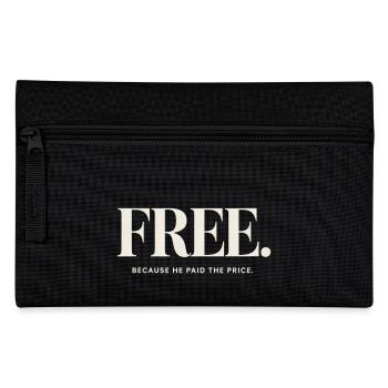 Christian Freedom Because He Paid the Price - Pencil Case - black - Front