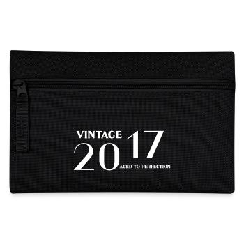 Jahrgang 2017 bis zur Perfektion gereift - Federtasche - Schwarz - Vorne