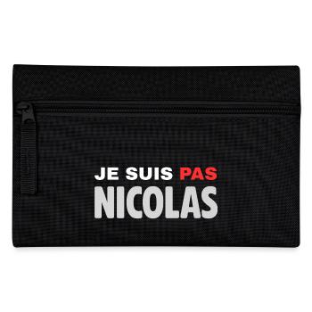 je suis pas nicolas - Trousse - noir - Devant