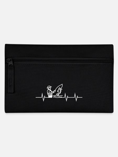 An angler's heartbeat - Pencil Case - black