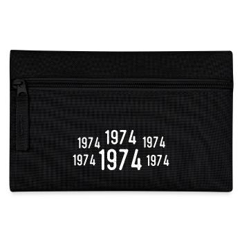 Retro 1974 Birthday 1974 Vintage Gift 1974 - Pencil Case - black - Front