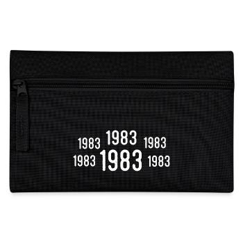 Retro 1983 Birthday 1983 Vintage Gift 1983 - Pencil Case - black - Front