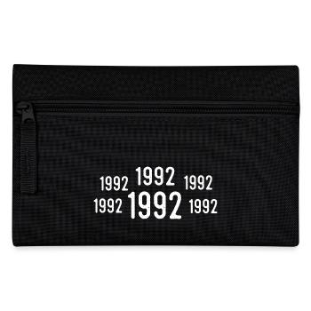 Retro 1992 Birthday 1992 Vintage Gift 1992 - Pencil Case - black - Front
