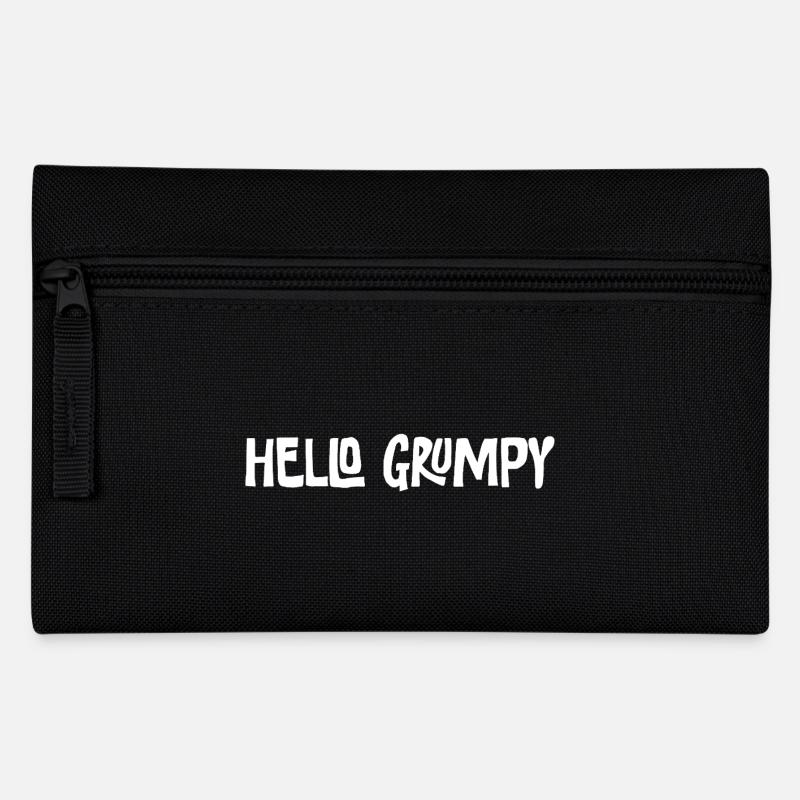 Hello Grumpy. – Minimal Statement Hey - Trousse - noir