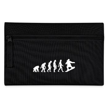 Die Evolution von Snowboarding - Federtasche - Schwarz - Vorne
