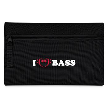 I love bass - Trousse - noir - Devant
