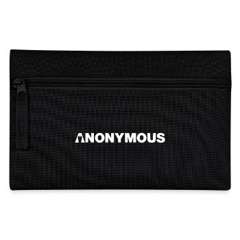 Anonymous - We are legion - Expect us - Federtasche - Schwarz - Vorne