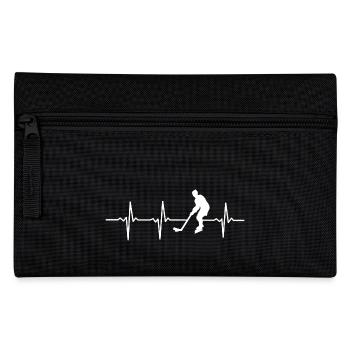 My heart beats for ICE HOCKEY - Gift - Pencil Case - black - Front