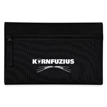 KORNfuzius weiss - Federtasche - Schwarz - Vorne