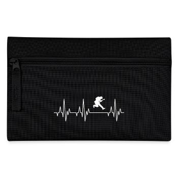 Battements de coeur ECG Egitarre Guitariste Rock musiciens - Trousse - noir - Devant
