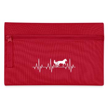 Heartbeat ECG harnais de course cheval de course - Trousse - rouge - Devant