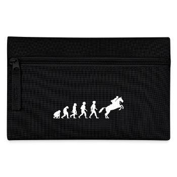 Evolution Reitsport Reiten Reiter Pferdesport - Federtasche - Schwarz - Vorne