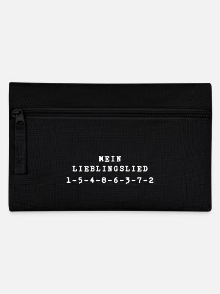 V8 Sound Zünd-Reihenfolge - Auto Geschenk Idee - Federtasche - Schwarz