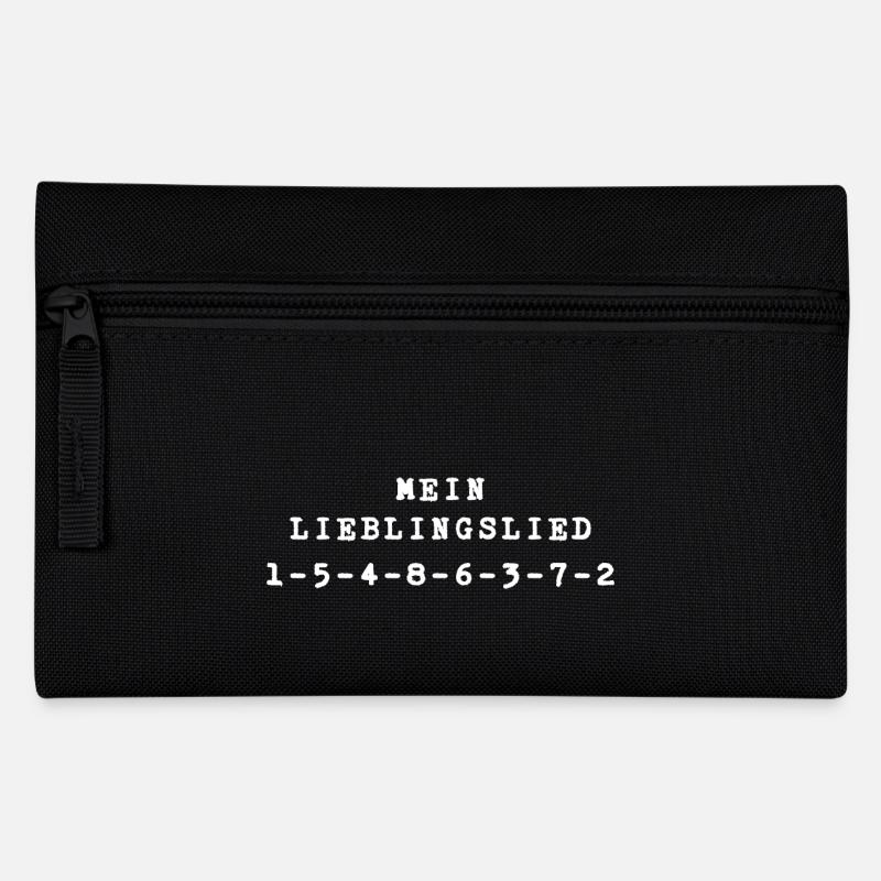 V8 Sound Zünd-Reihenfolge - Auto Geschenk Idee - Federtasche - Schwarz