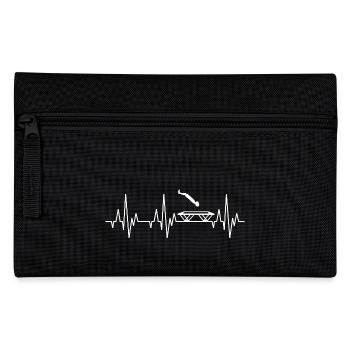 Battements de coeur ECG trampoline Gymnase Saut Gymnastique - Trousse - noir - Devant