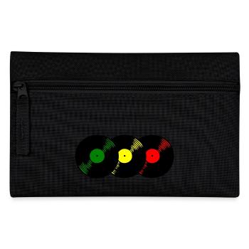 Reggae records - Pencil Case - black - Front