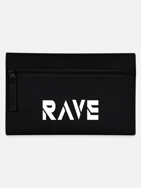 rave - Pencil Case - black