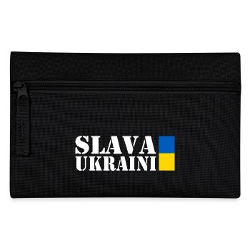 Slava ukraini - Pencil Case - black - Front