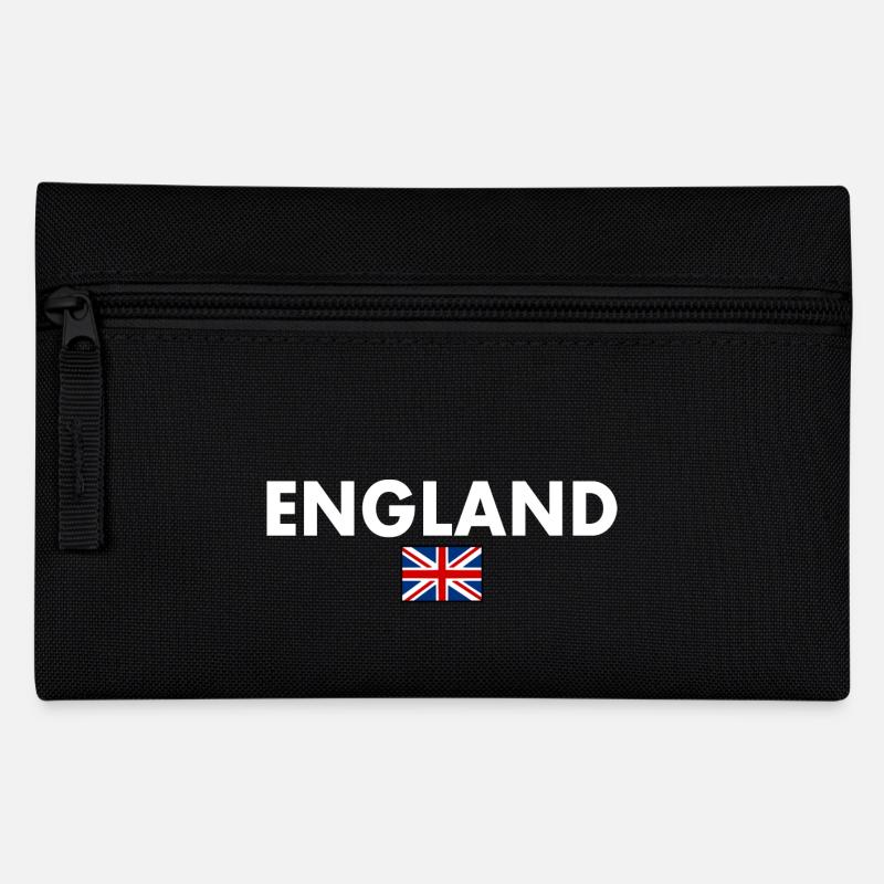 England - Pencil Case - black