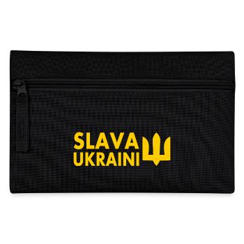 Slava ukraini - Federtasche - Schwarz - Vorne
