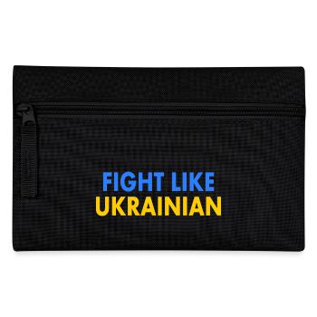 Fight like ukrainian - Federtasche - Schwarz - Vorne