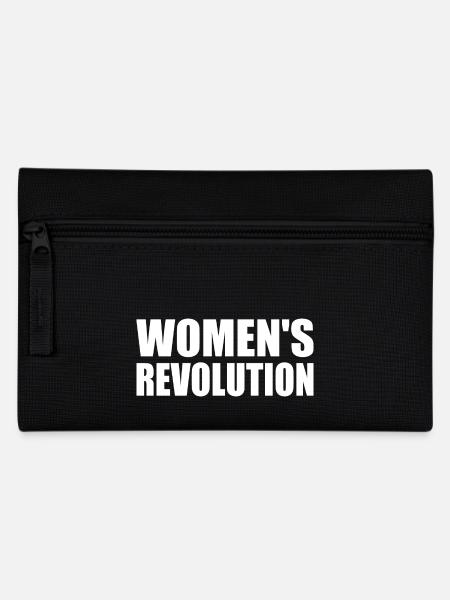 Womens revolution - Federtasche - Schwarz
