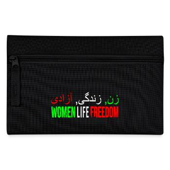 Women life freedom jin jiyan azadi - Trousse - noir - Devant