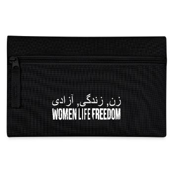Women life freedom iran - Pencil Case - black - Front