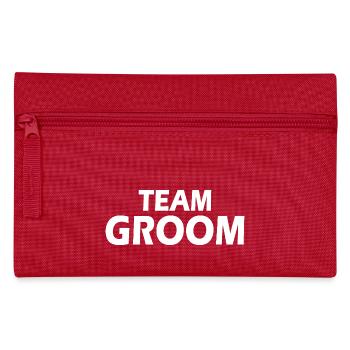 Team groom - Trousse - rouge - Devant