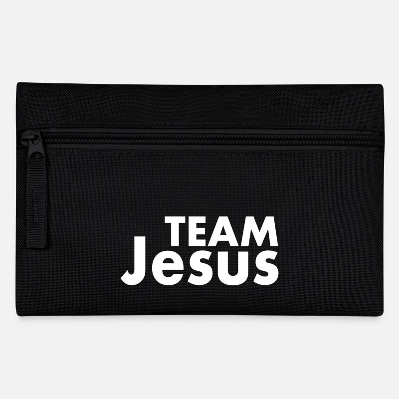 Team jesus - Federtasche - Schwarz