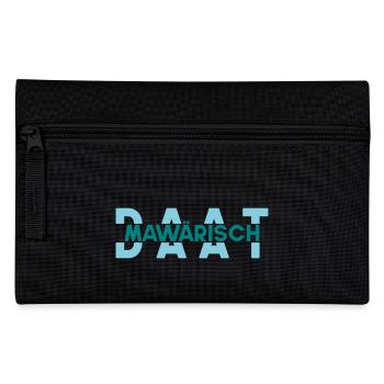 mawärisch daat - Federtasche - Schwarz - Vorne
