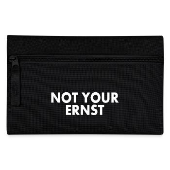 Not your ernst - Federtasche - Schwarz - Vorne