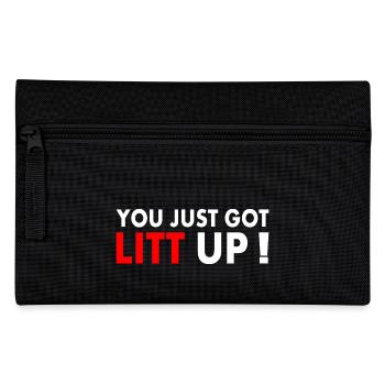 You just got litt up - Federtasche - Schwarz - Vorne