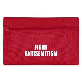 fight antisemitism - Trousse - rouge - Devant
