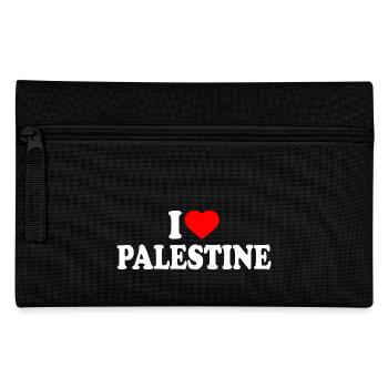 I love palestine - Trousse - noir - Devant