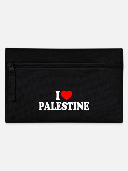 I love palestine - Federtasche - Schwarz