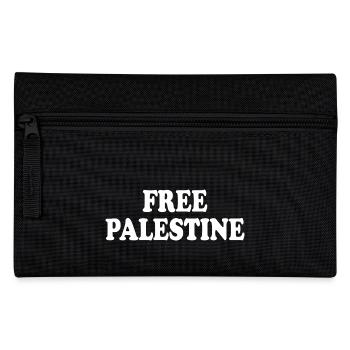 Free palestine - Trousse - noir - Devant