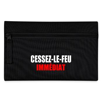 CEASEFIRE - Pencil Case - black - Front
