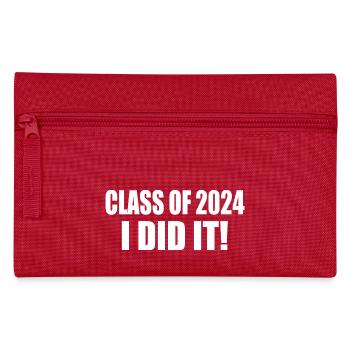 class of 2024 - Pencil Case - red - Front