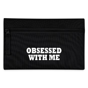 obsessed with me - Pencil Case - black - Front