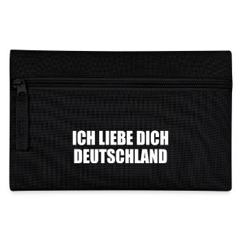 ich liebe dich deutschland - Federtasche - Schwarz - Vorne