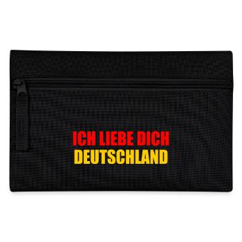ich liebe dich deutschland - Federtasche - Schwarz - Vorne
