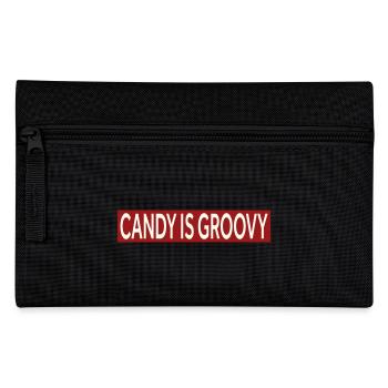 CANDY IS GROOVY - Pencil Case - black - Front