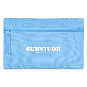 SURVIVOR OF THE WORST DATE EVER - Federtasche - Hellblau - Vorne
