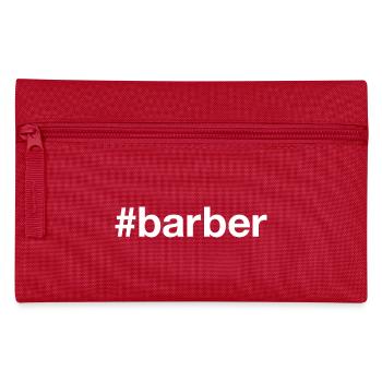 Barber Hashtag - Federtasche - Rot - Vorne