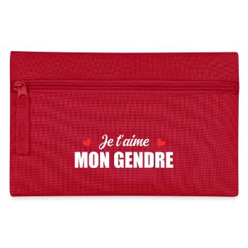I love you my son-in-law - Pencil Case - red - Front