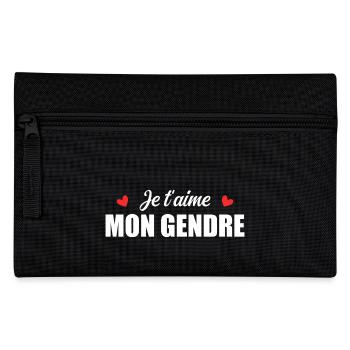 I love you my son-in-law - Pencil Case - black - Front