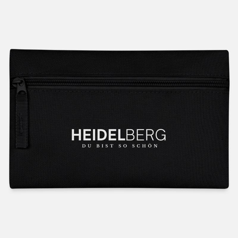 Heidelberg du bist so schön - Federtasche - Schwarz